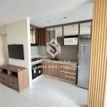 Apartamento flat 2 quartos + escritório mobiliado 55mts Jardim goias