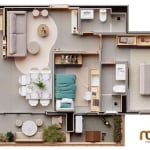 Apartamento com 2 quartos à venda na 138, Qd 52 Lt 09/12, 1, Setor Marista, Goiânia