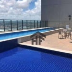 Flat de 33,46m² para alugar ou vender, com 1 quarto e mobiliado, localizado no Pina, Recife - Pernambuco.