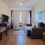 Apartamento padrão com 46.95 m², 1 quarto para locação no Condomínio Villagio Modena em Ribeirão Preto/SP I Imobiliária Brioni imóveis