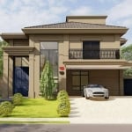 Casa sobrado alto padrão com 335m², 4 quartos à venda no Condomínio Alphaville 1 em Ribeirão Preto/SP I Imobiliária Brioni imóveis