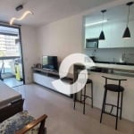 Excelente apartamento em Santa Rosa com 1 dormitório à venda, 53 m² por R$ 550.000 - Santa Rosa - Niterói/RJ