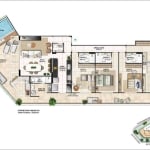 Cob. Linear Frente Mar com 4 suites + 3 Vagas, 239 m² - R$ 2.500.000 - Charitas - Niterói/RJ