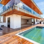 Sobrado com 5 dormitórios à venda frente ao mar, 450 m² por R$ 7.400.000 - Brejatuba - Guaratuba/PR