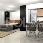 STUDIO MOBILIADO COM VARANDA 53 M² - 1 DORMITÓRIO - SEM VAGA - VENDA OU LOCAÇÃO