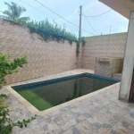 Casa  com piscina à venda, bairro Jardim Diplomata, Itanhaém, São Paulo,com 3 dormitórios sendo 1