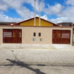 Casa 2 quartos à venda em Itanhaém, São Paulo, bairro Nsa Sra do Sion1, sala e cozinha americana, banheiro social,  garagem, rua pavimentada, lado mor