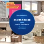 Studio Manhattan Tower com 1 dormitório à venda por R$ 229.990,00 - Centro - Curitiba/PR