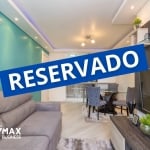 Apartamento 3 quartos com suíte - Mobiliado com piscina aquecida em  Cond. Clube no Bacacheri