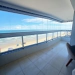 Apartamento 03 dormitórios, sacada frente mar