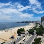 Cobertura pé na areia frontal ao mar à venda em Copacabana