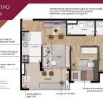 Apartamento com 2 dormitórios à venda, 54 m² por R$ 510.000,00 - Brás - São Paulo/SP