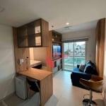 Apartamento tipo Studio Mobiliado para Alugar de 01 Quarto no Bairro Vila Seixas em Ribeirão Preto Completo em Armários Planejados.