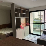 Apartamento tipo Studio Mobiliado para Locação no Bairro Jardim Botânico em Ribeirão Preto com Sacada.