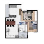 Apartamento com 2 dormitórios à venda, 54 m² por R$ 295.000,00 - Vila Mazzei - São Paulo/SP