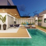 Linda Casa em Construção Condomínio Villagio do Engenho 4 suítes Salas Gourmet Piscina Deck seco 6 vagas Projeto Diferenciado Estuda parte em permuta