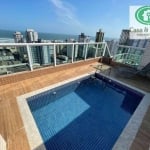 Cobertura à venda, 235 m² por R$ 3.500.000,00 - Vila Guilhermina - Praia Grande/SP