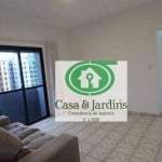 Apartamento de 2 dormitórios com varanda e prédio com elevador no Estuário em  Santos!!!