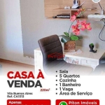 Casa com 5 dormitórios à venda, 220 m² por R$ 350.000,00 - Vila Buenos Aires - São Paulo/SP