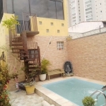 Sobrado para venda 3 dormitórios e piscina no Jd. São Pedro em César de Souza.
