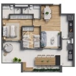 Apartamento com 2 quartos à venda na Avenida Pio XI, 495, Vila Missionária, São Paulo