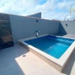 Casa nova 2 dorm. piscina na praia de Mongaguá!