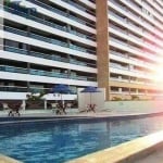 Apartamento com 2 suítes à venda, vista mar, 74 m², lazer completo, por R$ 645.000 - Praia de Iracema - Fortaleza/CE