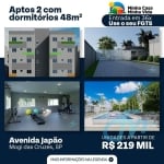 Viverde - Apartamento 2 quartos na planta à venda com entrada em 36 vezes, bairro Porteira Preta, Mogi das Cruzes, SP.