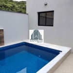 Maravilhosa casa em condomínio na Praia do Sonho, Itanhaém-SP: 2 quartos, 2 suítes, 2 salas, 3 banheiros e 2 vagas., piscina e área gourmet