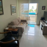 APARTAMENTO PRAIA GRANDE com 2 dormitórios sendo 1 suíte,1 vaga de garagem,varanda gourmet com churrasqueira,sala 2 ambientes