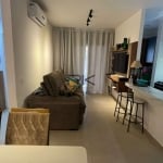 APARTAMENTO PRAIA GRANDE com 2 dormitórios sendo 1 suíte,1 vaga de garagem,varanda gourmet com churrasqueira,sala 2 ambientes