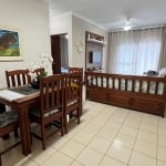 APARTAMENTO PRAIA GRANDE com 1 suíte,1 vaga de garagem,varanda,sala de estar e jantar