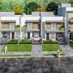 Sobrado Triplex em construção à venda, com 3 quartos, no Alto Tarumã em Pinhais-PR