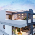 Cobertura duplex com 3 quartos  sendo 1 suíte máster e piscina.