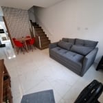 Casa Sobrado 2 quartos mobiliado - 350 metros mar - Vila Caiçara - Praia Grande - SP - RP614