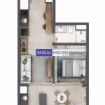 Apartamento com 1 quarto à venda na Avenida Onze de Junho, 1202, Vila Clementino, São Paulo