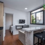 Apartamento com 01 dormitório, todo mobiliado e 01 vaga de garagem,  25 m² por R$ 2.810/mês - Centro - Curitiba/PR