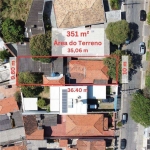 Venda de Terreno no Butantã com 351 m², Rua Dr. Cícero de Alencar, 265, R$ 950.000,00, próximo do Metrô Butantã.