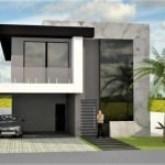 VENDA DE SOBRADO MODERNO NO CONDOMÍNIO ARUJÁ V, EM ARUJÁ/SP, com 300m², 04 suítes, sala 03 ambientes, piscina e garagem para 04 carros. CONSULTE-NOS.