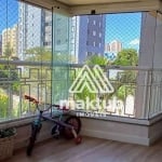 Apartamento com 3 dormitórios para alugar, 129 m² por R$ 5.165,00/mês - Vila Assunção - Santo André/SP