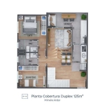 Apartamento Duplex com 3 dormitórios sendo 2 suítes, terraço gourmet e 2 vagas à venda, 125 m² por R$ 1.201.500 - Jardim São Ricardo - Guarulhos/SP