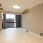 Apartamento Duplex Garden, com 2 dormitórios, 2 banheiros, semi-mobiliado, área de serviço, sacada, terraço e vista panorâmica, ùltimo andar sem elevador. Localizado na Rua Silva Jardim, Bairro Auxili