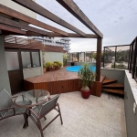 Apartamento cobertura com 162 m², possui 2 suítes, piscina, espaço churrasco, lavabo, cozinha americana, área de serviço separada. Possui 2 vagas de garagem individuais e lado a lado. bela vista e óti