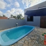 IMÓVEL EM ALVENARIA, COM PISCINA E CHURRASQUEIRA NO BALN. CAMBIJU, MEDINDO APROX. 75,00M², TERRENO DE 180,00M², CONTENDO 03 QUARTOS (01 SUÍTE) .