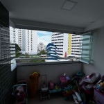 Lindo apartamento no Condomínio Vila Nova Candeal - 63m², 2/4, sendo 1 suite, varanda, bem ventilado, andar alto, banheiro social, banheiro na área de serviço - Nascente total