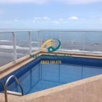 Apartamento Cobertura Duplex em Mongaguá, bairro Jardim Marina, mobiliado, espaçosa com 2 dormitórios sendo 1 suíte, piscina com vista para o mar!! Residencial com lazer!!