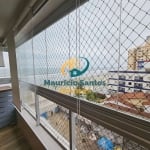 Apartamento em Mongaguá, bairro Vila São Paulo, mobiliado e decorado, com 2 dormitórios sendo 1 suíte, sacada envidraçada com vista para o mar, Residencial com lazer completo