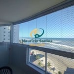 Apartamento em Mongaguá, bairro Vila Atlântica, mobiliado e decorado, 2 dormitórios sendo 1 suíte, vista para o mar, Residencial frente ao mar, lazer com piscinas.