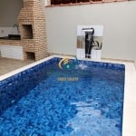 Casa em Mongaguá, bairro Santa Eugênia, nova com 2 dormitórios sendo 1 suíte, piscina com cascata e churrasqueira privativas para o seu lazer!!