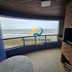 Apartamento em Mongaguá, bairro Centro, semi mobiliado com 2 dormitórios, sacada com churrasqueira e vista permanente para o mar!!